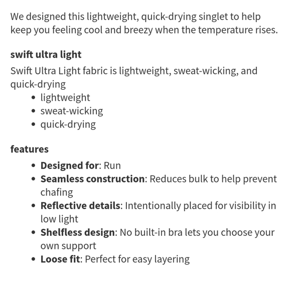 Lululemon Breezy Singlet Tank Top In a Very Light Pink Shade Size Medium no dot - Picture 13 of 13